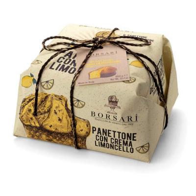 Limoncello Panettone with Lemon Cream Filling