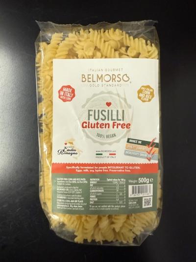 Belmorso Gluten Free Fusilli Pasta