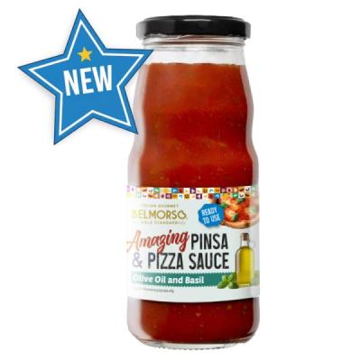 Belmorso Classic Italian Pizza Sauce - Olive Oil and Basil