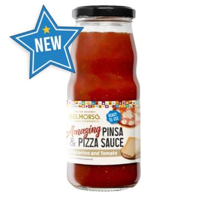 Belmorso Italian Cheese Pizza Sauce - Pecorino Cheese and Tomato